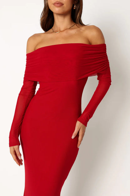 SavallaBody™ Off-Shoulder Dress